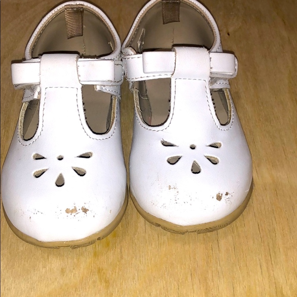 White toddler shoes